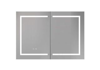 Зеркало-шкаф с подсветкой Aquatek AQ7104-MLC 100 см хром